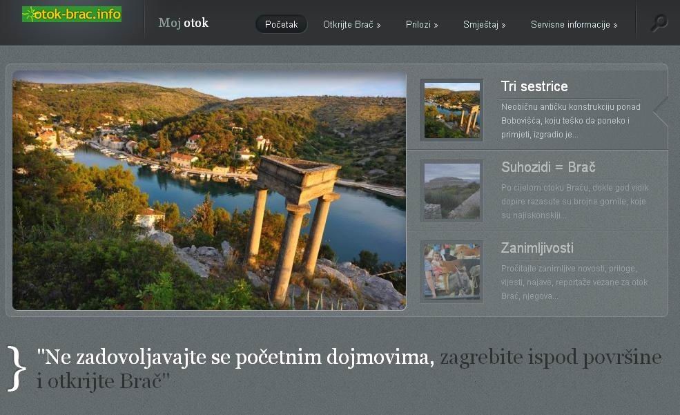 Moj otok - otok Bra info