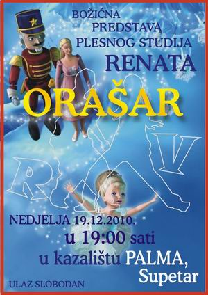Plesna predstava studija Renata - Orašar
