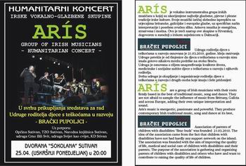Humanitarni koncert u Sutivanu - Irska grupa Aris